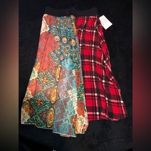 LuLaroe midi skirts X2
